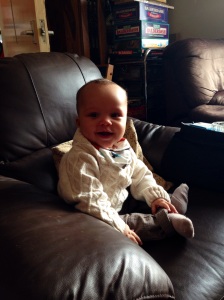 Reuben in my armchair